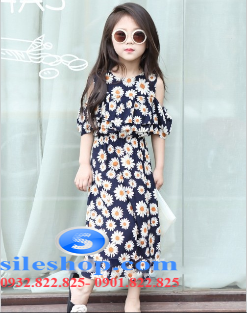 Váy bầu - Đầm chất đẹp họa tiết hoa cúc họa mi đen - Hàng Quảng Châu V500 |  Lazada.vn