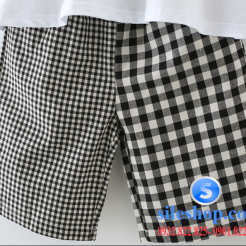 Set bộ áo thun quần sọc ca rô cho bé-sileshop (1)