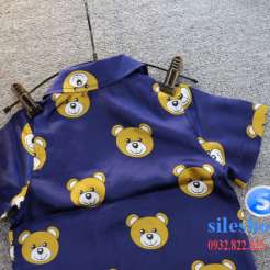 Set đồ ngủ- pijama gấu cho bé gái đáng yêu-sileshop (10)