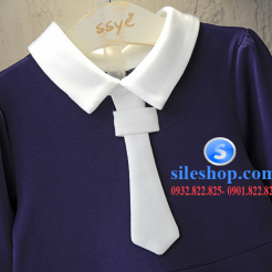 Đầm cà vạt cho bé gái cực chất-sileshop (3)