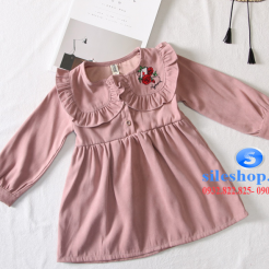 Đầm hồng dễ thương cho bé gái -sileshop (10)